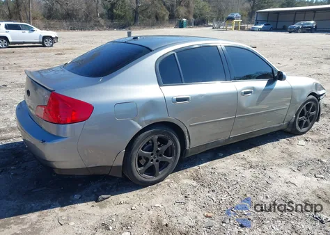 2004 Infiniti G35X from USA, damaged, VIN JNKCV51F34M707427